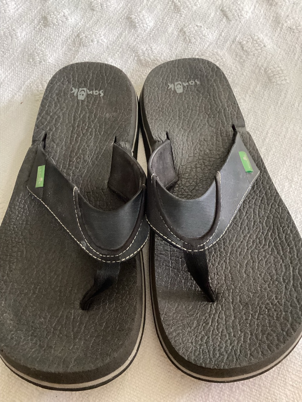 SANUK MENS THONG FLIP FLOP SANDALS SIZE 10